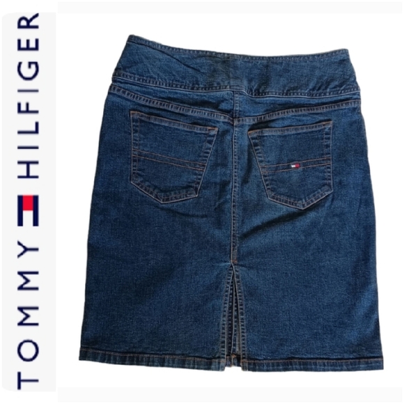 Tommy Hilfiger Blue Denim Jean Skirt. Sz.4. - Picture 1 of 8